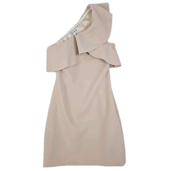 ELIZABETH AND JAMES~Woman Size 2~ Jerard One-shoulder Ruffle Sheath Dress Lined - Picture 6 of 11